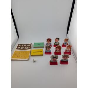 Go To The Head Of The Class Replacement Game Parts Vintage 1969